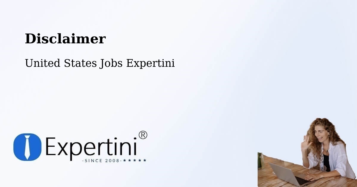 Disclaimer – Odenton - United States Jobs Expertini