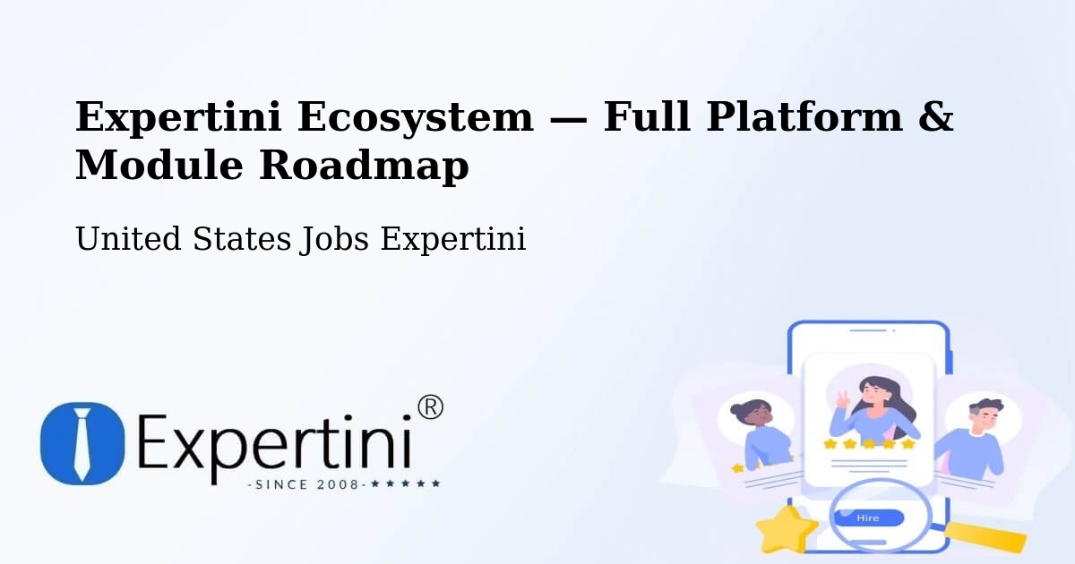 Expertini Ecosystem — Full Platform & Module Roadmap – Odenton