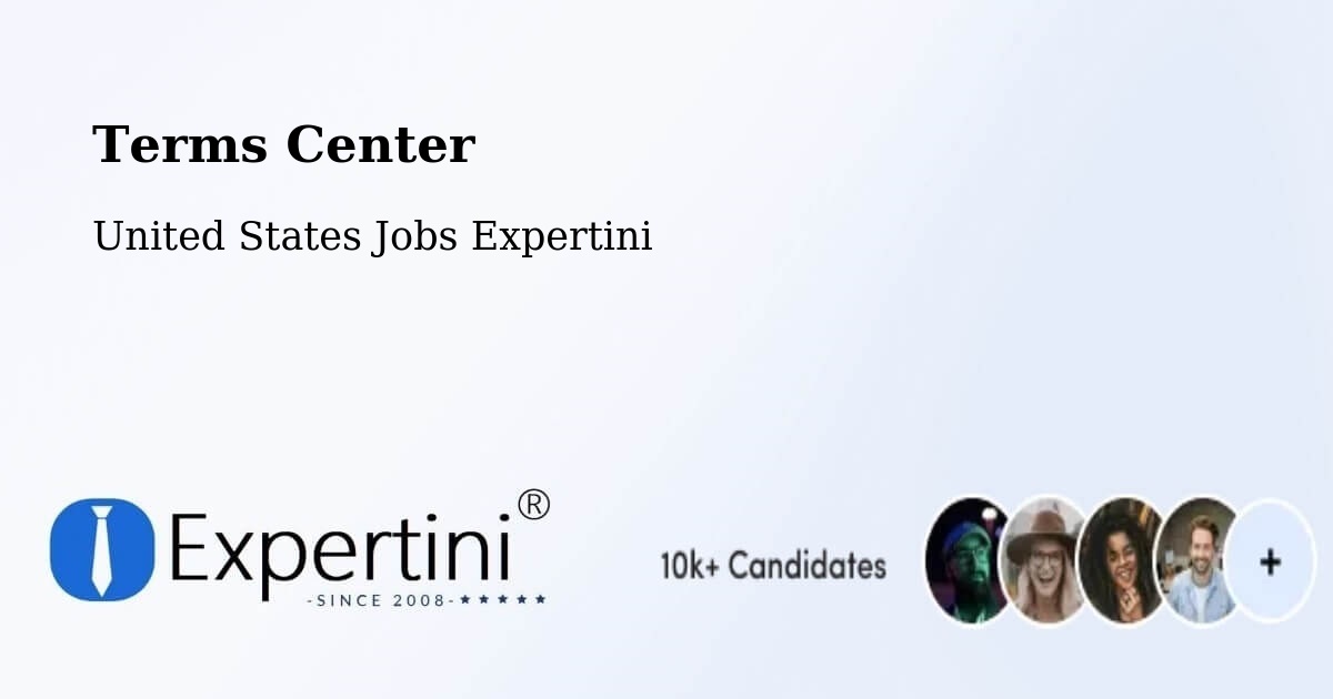 Terms of Service – Odenton - United States Jobs Expertini